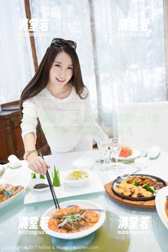 MiStar魅妍社-丽Yovi MiStar魅妍社 - 高清图包里的丽Yovi和她的礼服,眼花缭乱的画风
