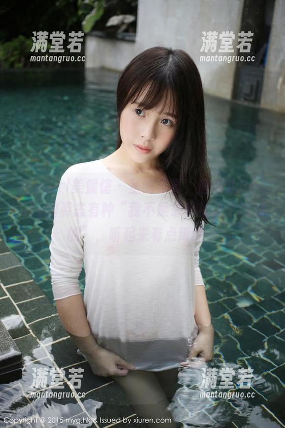 MyGirl美媛馆-唐琪儿Beauty MyGirl美媛馆 - 圣诞写真,唐琪儿Beauty的姿态有种“我不是来参加这个派对的”,听起来有点叛逆…